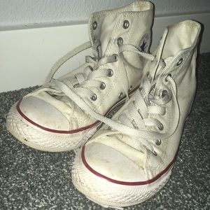 White High Top Converse